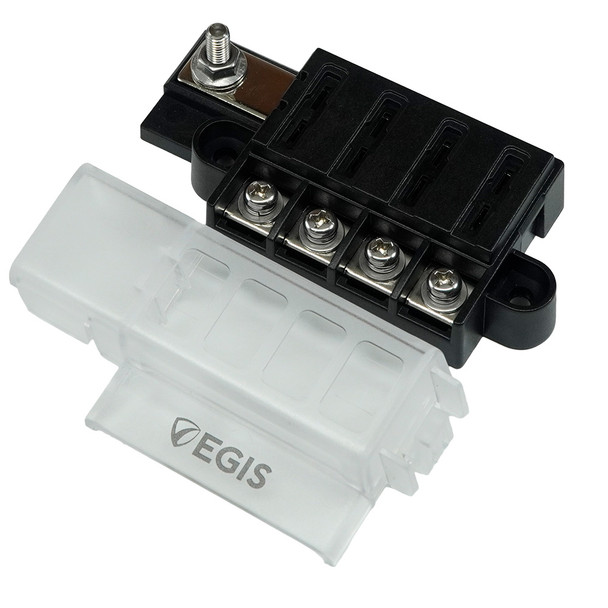 Egis Mobile Electric RT Fuse Block - 4 Circuit with Cover