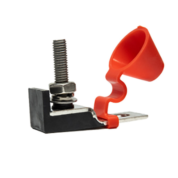 Egis Mobile Electric MRBF Single Output Terminal Fuse Block with Cover - 30 to 300 Amp for Marine and Vehicle Applications