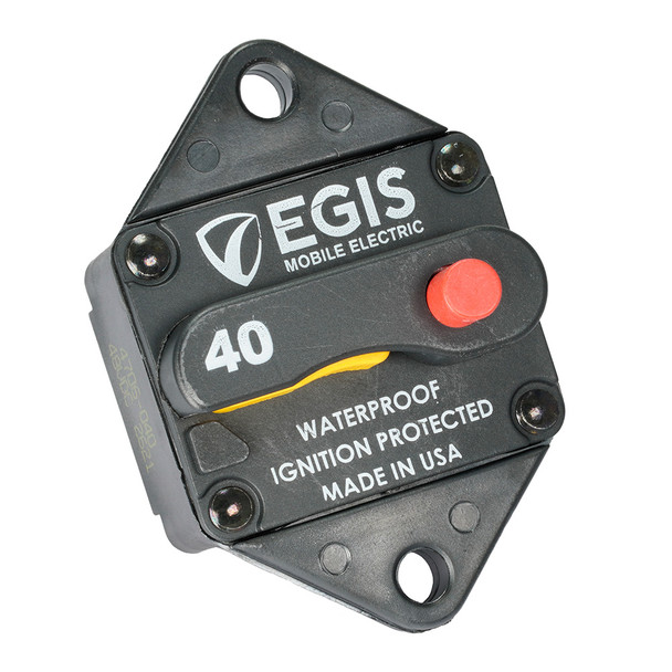 Egis Mobile Electric 40A Panel Mount Circuit Breaker - 285 Series for Reliable Overcurrent Protection