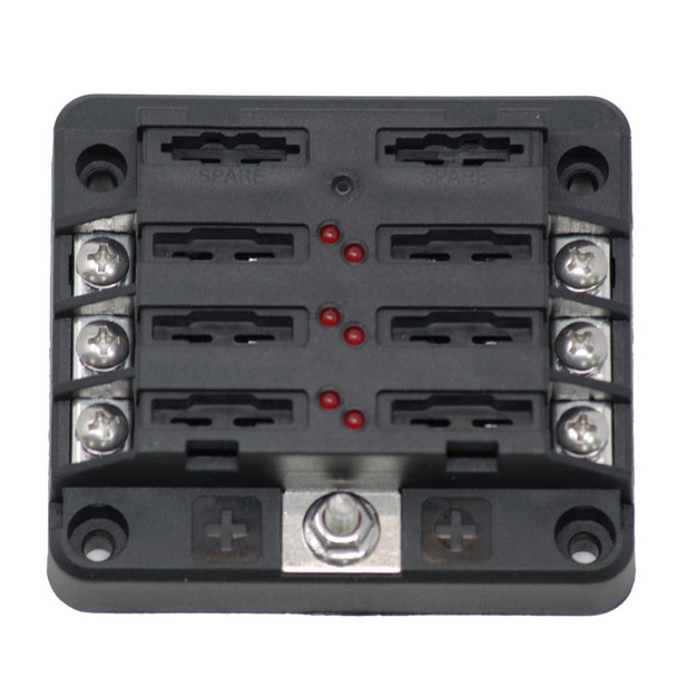 Egis Mobile Electric RT Fuse Block 6 Position with LED Indication – Reliable Circuit Protection for Vehicles