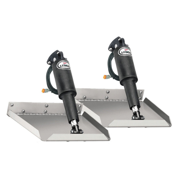 Lenco Marine 9 x 12 Edge Mount Trim Tab Kit without Switch - 12V for Boats 16 to 25 Feet