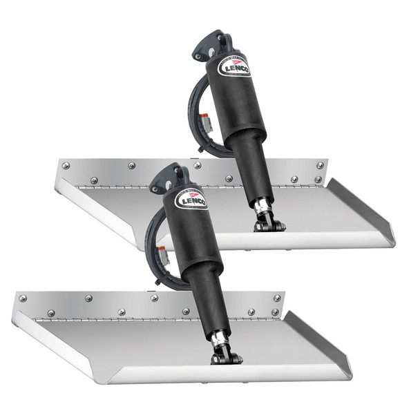 Lenco Marine 12" x 9" Edgemount Trim Tab Kit with LED Indicator Switch - 12V