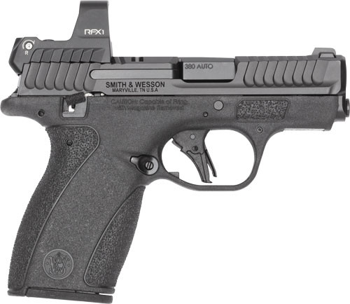 Smith & Wesson Bodyguard 2.0 RFX1 Green Dot Reflex Sight - 380 Auto, 2.75-inch Barrel, Black Polymer Frame