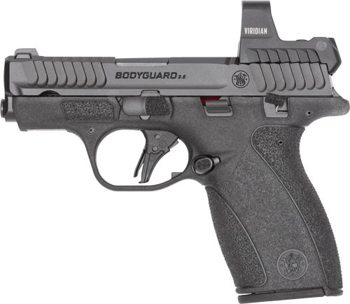 Smith & Wesson Bodyguard 2.0 RFX1 Green Dot Reflex Sight - 380 Auto, 2.75-inch Barrel, Black Polymer Frame