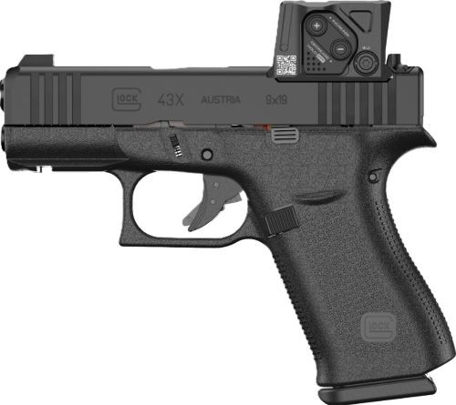 Glock G43X MOS8 9mm Luger Semi-Auto Pistol with Red Dot Sight and 15-Round Magazines