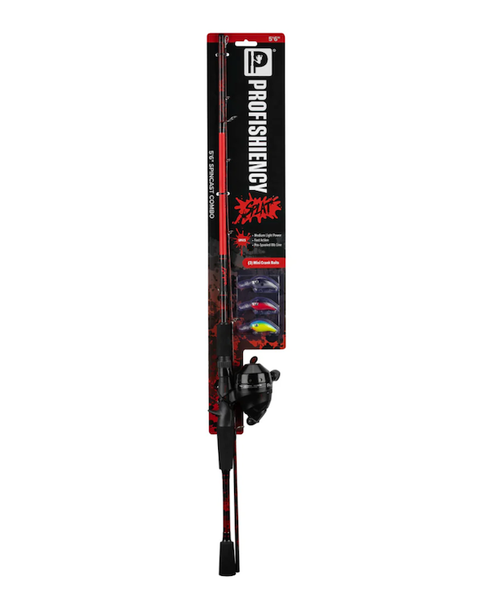Anything Possible APB Splat 5'6" Spinning Combo – Versatile Carded Fishing Rod and Reel Set