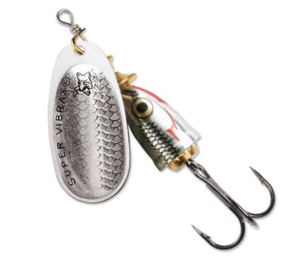 Rapala Vibrax 02 Wildeye 3/16 Silver Shiner - Classic Vibration Lure for Freshwater & Saltwater Fishing