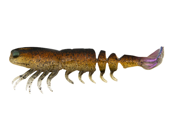Z-Man Fishing Products PrawnStarz 2.5-inch Brown Shrimp Soft Baits, 2-Pack
