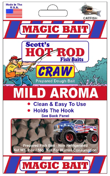 Magic Catfish Bait MB Hot Rod Mild Aroma Craw - 2 oz