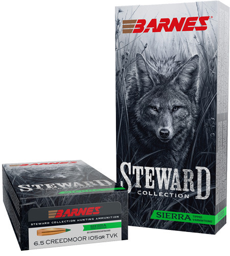 Barnes Steward 6.5 Creedmoor 105-Grain Polymer Tipped Rifle Ammunition