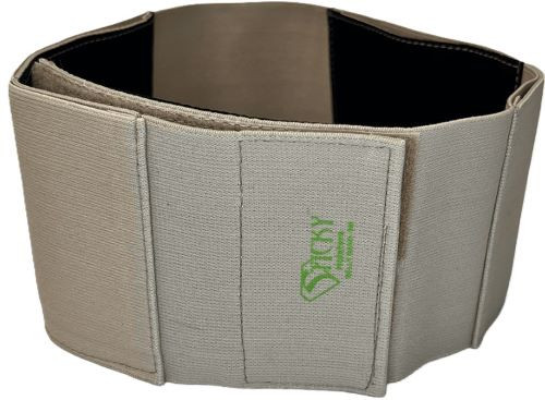 Sticky Holsters Belly Band Med 32-42" Black - Ambidextrous Concealed Carry Holster