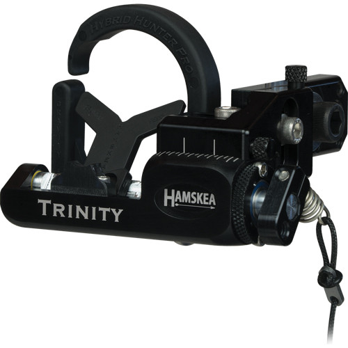 Hamskea Archery Trinity Arrow Rest with 3-Ball Bearing Launcher Shaft