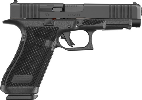 Glock 17 Gen 6 FS 9mm Pistol with 3 Magazines – Black Polymer Frame and Fixed Sights