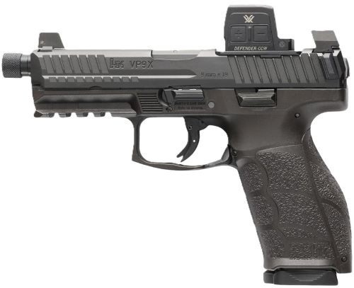 HK VP9A1 X Tactical OE Vortex 9mm Luger Semi-Auto Pistol with 4.7-Inch Threaded Barrel and Dual Magazines