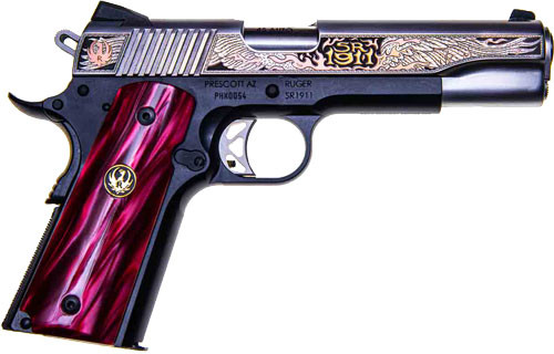 Ruger SR1911 45 ACP Semi-Auto Pistol with Stainless Finish and 8-Round Magazines