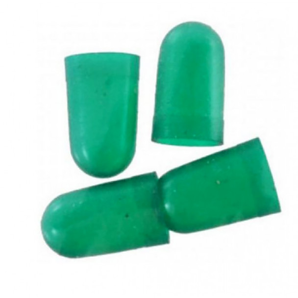 VDO Light Diffuser for Type D Peanut Bulb - Green, 4 Pack
