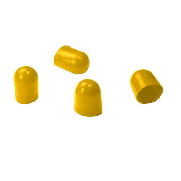 VDO Light Diffuser for Type C & E Wedge Bulb - Amber, 4 Pack