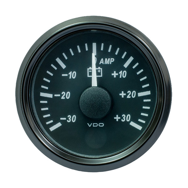 VDO SingleViu 52mm Ammeter - 30 Amp with J1939 CAN Compatibility