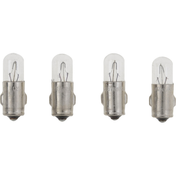 VDO Type A White Metal Base Bulb, 24V, 3W - 4-Pack