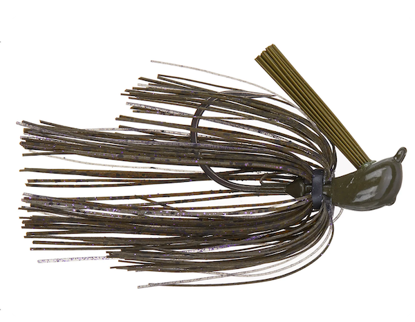 War Eagle Spinner Baits WE58JJ119 Jiu Jigsú 5/8-Inch Green Pumpkin Purple