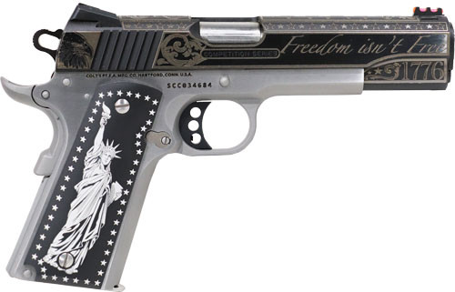 Colt Competition .45 ACP Semi-Automatic Pistol, 5-Inch National Match Barrel, America 250 Engraved Edition, GO1070CCSTT250