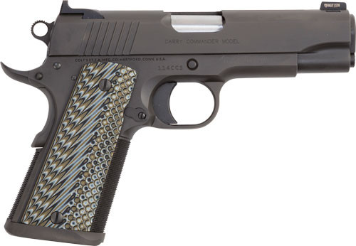 Colt Custom Carry Commander 45 ACP Semi-Auto Pistol with 4.25-Inch Barrel and Grey Finish