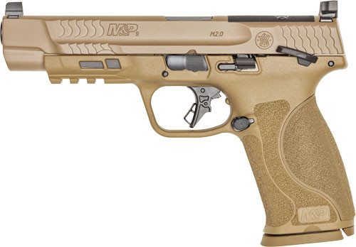 Smith & Wesson M&P9 M2.0 9mm 5-Inch Optic Ready Handgun in Flat Dark Earth