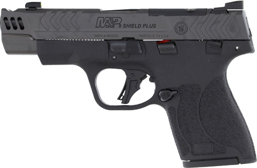 Smith & Wesson M&P9 PC Shield Plus Compact 9mm Semi-Auto Pistol with Night Sights and Two Magazines
