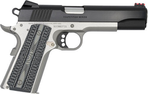 Colt Competition .45 ACP 5-Inch Semi-Auto Pistol with G10 Checkered Grips and Fiber Optic Sights