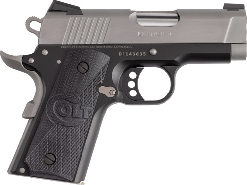 Colt Defender .45 ACP 3-Inch Semi-Auto Pistol with Night Sights and Cerakote Finish