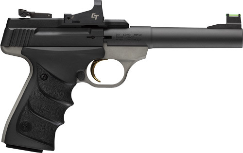Browning Buck Mark Practical .22 Long Rifle Semi-Auto Pistol with Crimson Trace Red Dot Sight