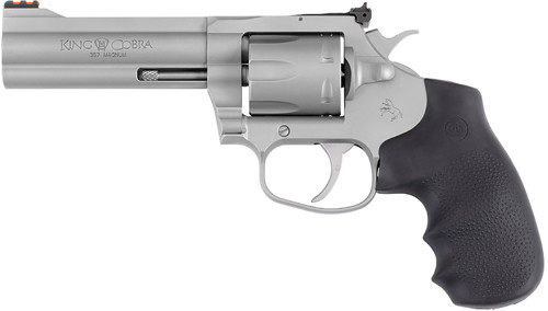 Colt King Cobra Target .357 Magnum Revolver with 4-Inch Stainless Barrel and Fiber Optic Sights