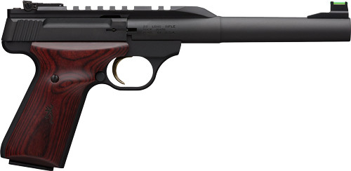 Browning Buck Mark Hunter .22LR Semi-Auto Pistol with Matte Blued Steel Barrel and Fiber Optic Sight