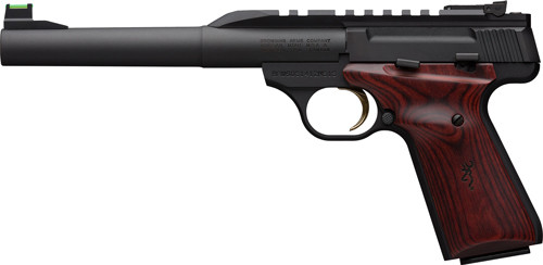 Browning Buck Mark Hunter .22LR Semi-Auto Pistol with Matte Blued Steel Barrel and Fiber Optic Sight