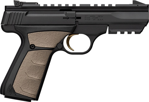Browning Buck Mark Black Label .22 Long Rifle Semi-Auto Pistol with Adjustable Sights and 2 Magazines