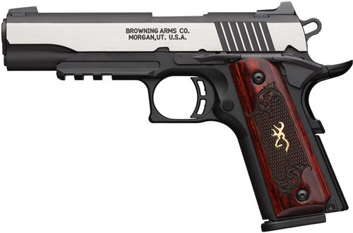 Browning 1911-380 Black Label Semi-Auto Pistol with 2 Magazines and Fixed Sights
