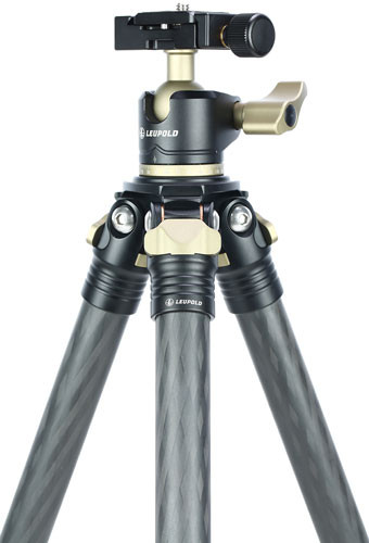 Leupold Alpine Tripod Kit - Rugged Lightweight Carbon Design with 58-Inch Max Height