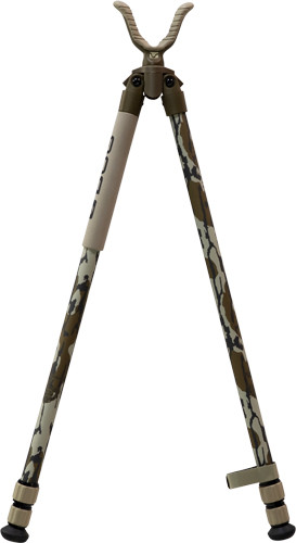 Bog Deadshot Bipod 25"-64" Mossy Oak Bottomland Aluminum Shooting Support