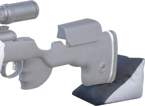 Champion Wedge Rear Bag - Gray Fabric and Tuff Hide Material with Secure Velcro Strap