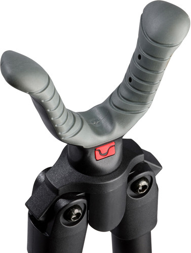 Bog Deadshot Bipod 25"-64" GRAU/Black Aluminum with Rubberized Shooting Yoke