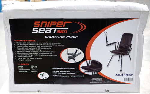 Benchmaster Sniper Seat 360 - Comfortable & Adjustable Outdoor Seating