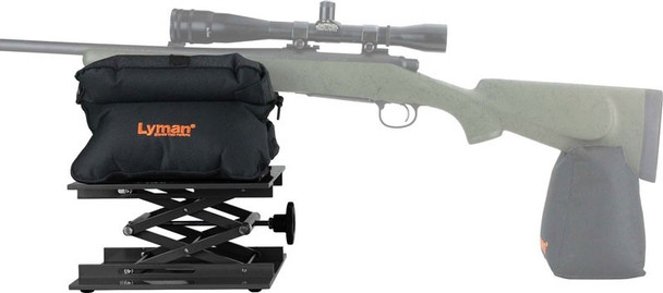 Lyman Shooting Bench Bag Jack & Match Bag Combo with Adjustable Elevation