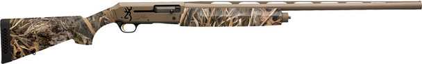 Browning Silver Field 12 Gauge Semi-Auto Shotgun with 28-inch Barrel and Camouflage Stock