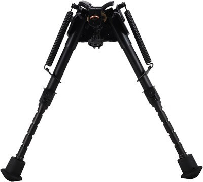 Harris Bipod Series S Mod. BRM 6 to 9-Inch Steel/Alloy Black Bipod with Hinged Base and Leg Notches
