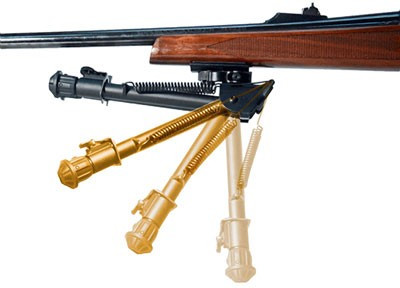 UTG TLBP78Q Tactical OP Bipod 5.9-7.3 Inches with Swivel Stud Adapter and Quick Detach Lock