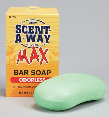 Hunters Specialties HS Bar Soap Scent-A-Way Max – Deodorizing Natural Bar Soap with Aloe Vera and Honeyquat, 3.5 oz