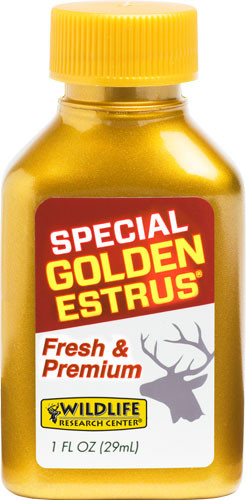 Wildlife Research WRC Deer Lure Special Golden – Natural Doe Urine with Estrus Secretions, 1 fl oz