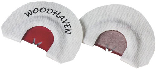 Woodhaven Calls WH013 Custom Stinger Mouth Turkey Call with Latex and White/Red Finish