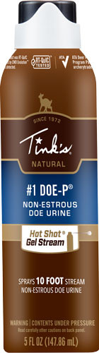 Tinks Deer Lure #1 Doe-P Non - 3 oz Aerosol Spray for All-Season Attractant