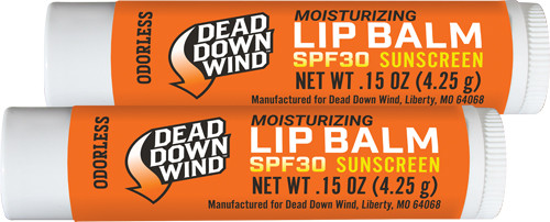 Dead Down Wind DDW Lip Balm with SPF 30 – Odorless, Moisturizing Lip Protection Stick